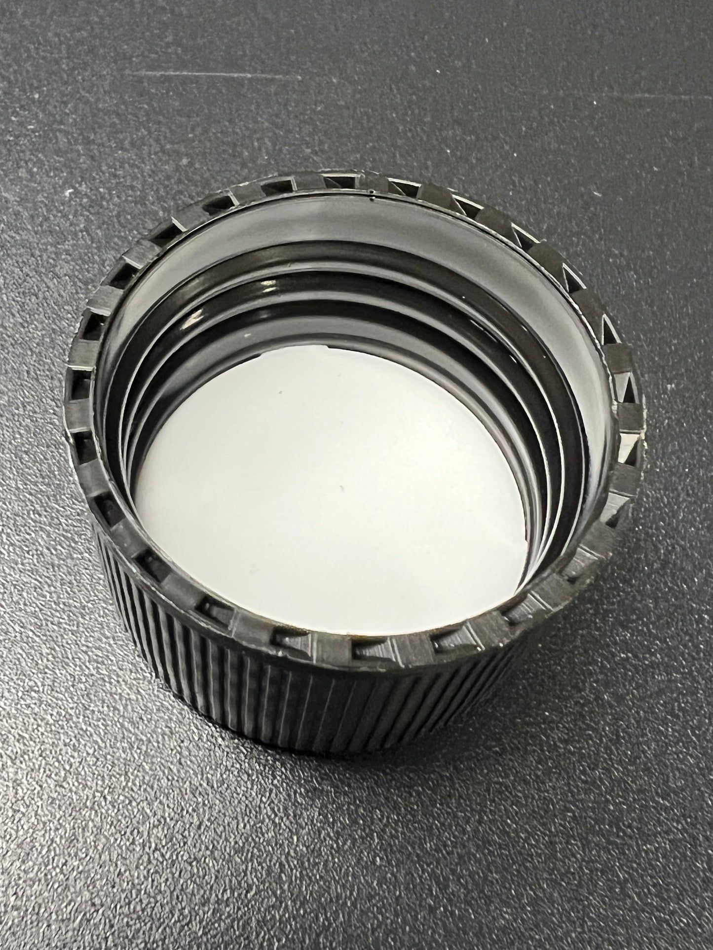 Storage Bottle Cap with Teflon® Insert (Black)