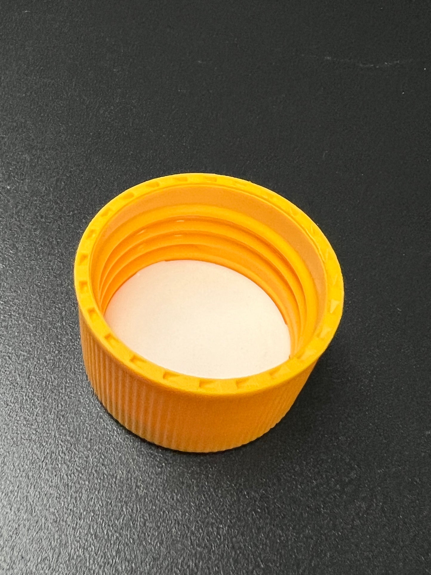 Storage Bottle Cap with Teflon® Insert (Yellow)